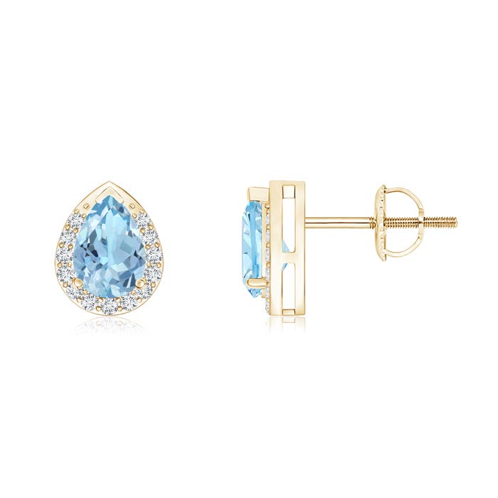 AAA - Aquamarine / 0.71 CT / 14 KT Yellow Gold