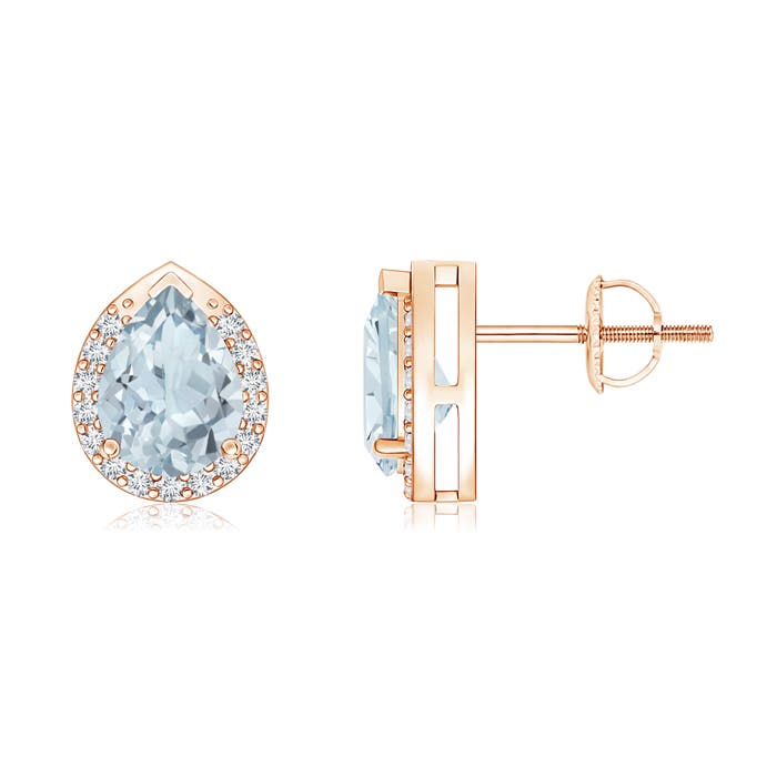 A - Aquamarine / 1.25 CT / 14 KT Rose Gold