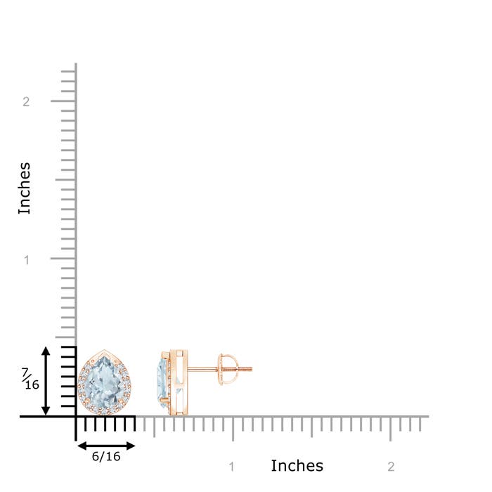 A - Aquamarine / 1.25 CT / 14 KT Rose Gold