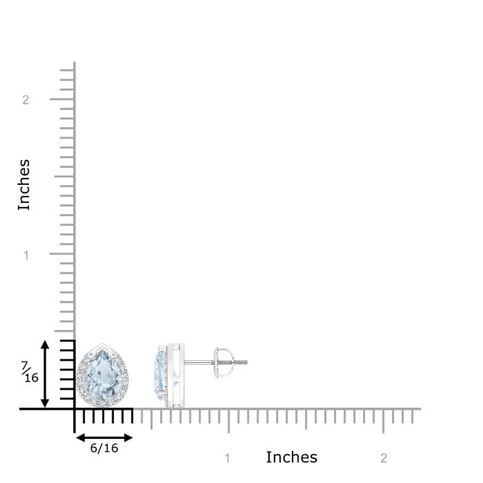 A - Aquamarine / 1.25 CT / 14 KT White Gold