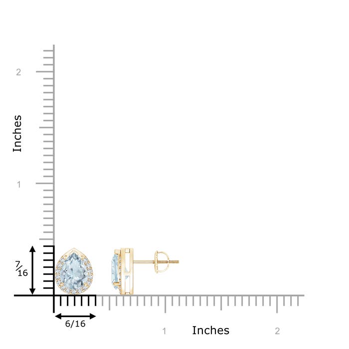 A - Aquamarine / 1.25 CT / 14 KT Yellow Gold