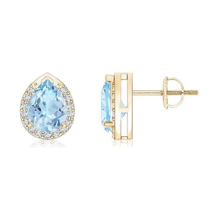 AAA - Aquamarine / 1.25 CT / 14 KT Yellow Gold