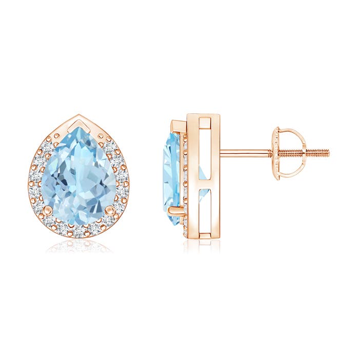 AAA - Aquamarine / 1.91 CT / 14 KT Rose Gold