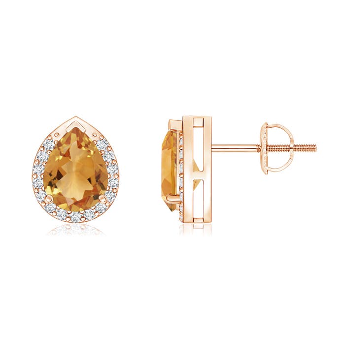 A - Citrine / 1.35 CT / 14 KT Rose Gold