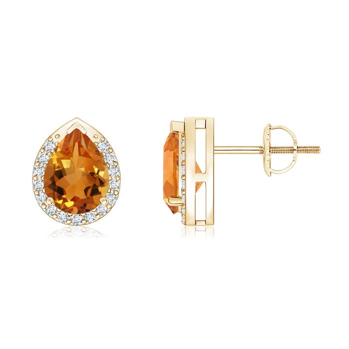 AAA - Citrine / 1.35 CT / 14 KT Yellow Gold