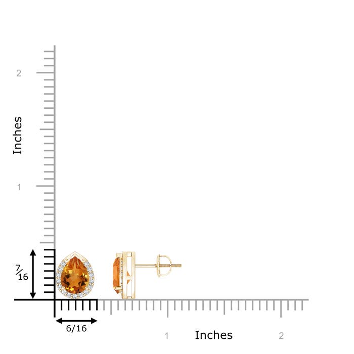 AAA - Citrine / 1.35 CT / 14 KT Yellow Gold