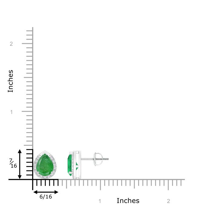 A - Emerald / 1.35 CT / 14 KT White Gold