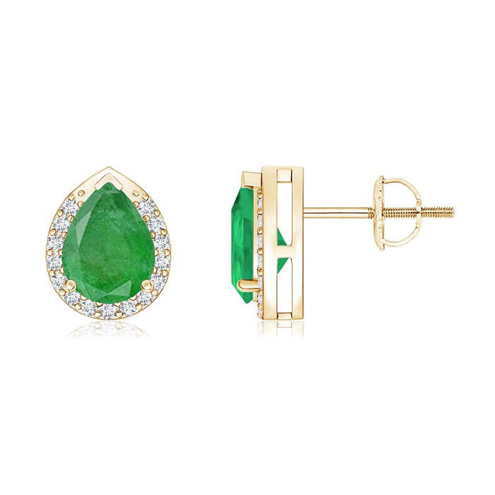 A - Emerald / 1.35 CT / 14 KT Yellow Gold