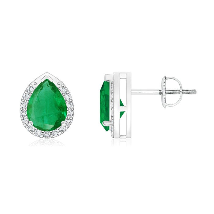 AA - Emerald / 1.35 CT / 14 KT White Gold