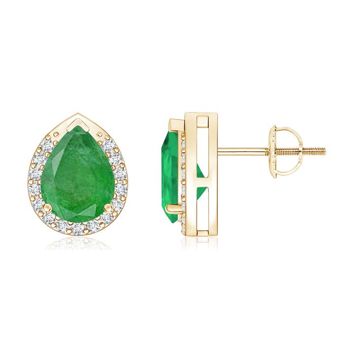 A - Emerald / 2.11 CT / 14 KT Yellow Gold