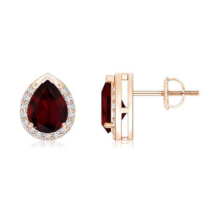 A - Garnet / 1.85 CT / 14 KT Rose Gold