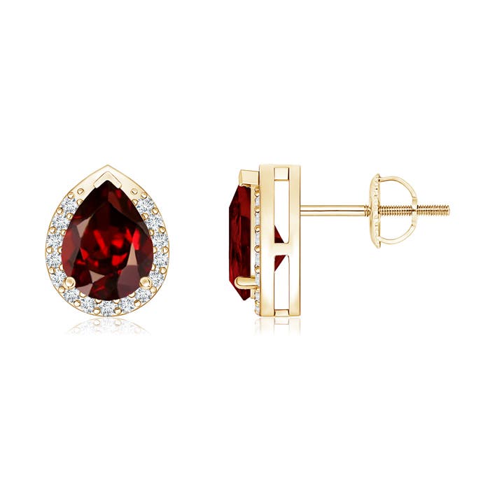 AAAA - Garnet / 1.85 CT / 14 KT Yellow Gold