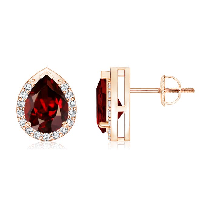 AAAA - Garnet / 2.81 CT / 14 KT Rose Gold