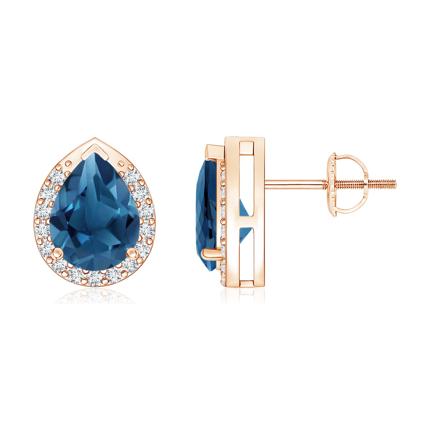 AA - London Blue Topaz / 2.71 CT / 14 KT Rose Gold