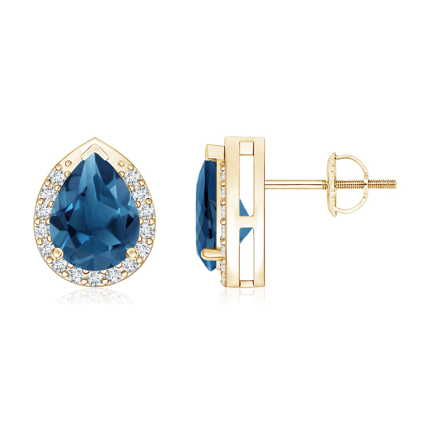 AA - London Blue Topaz / 2.71 CT / 14 KT Yellow Gold