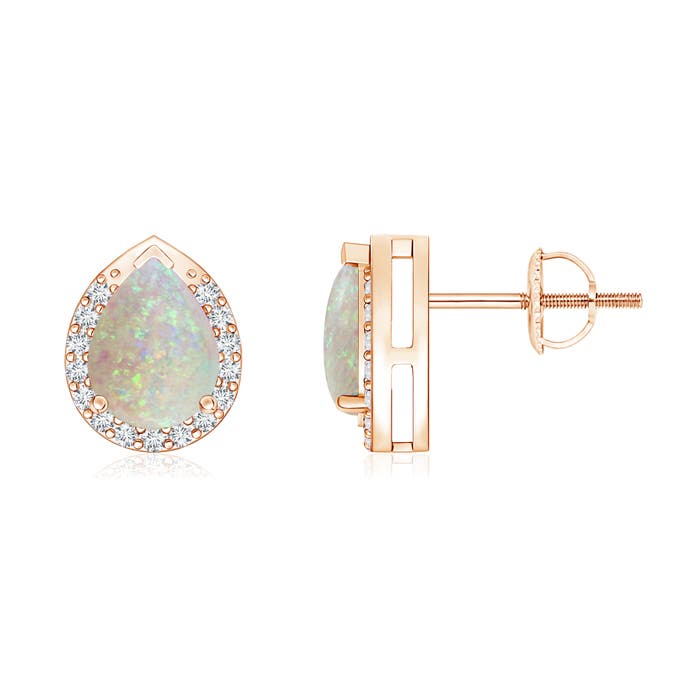 AAA - Opal / 0.99 CT / 14 KT Rose Gold