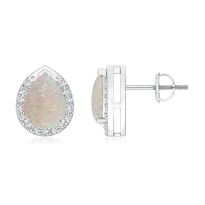 AA - Opal / 1.61 CT / 14 KT White Gold