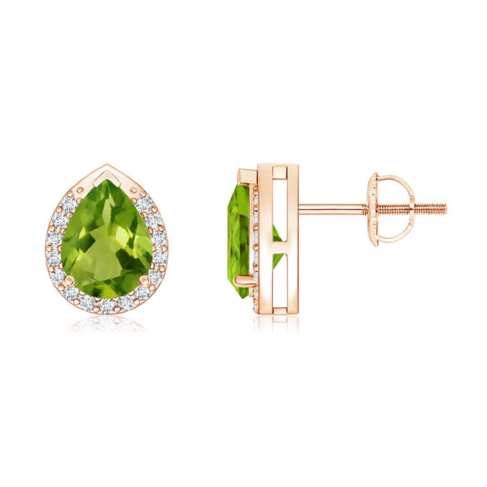 AAAA - Peridot / 1.55 CT / 14 KT Rose Gold