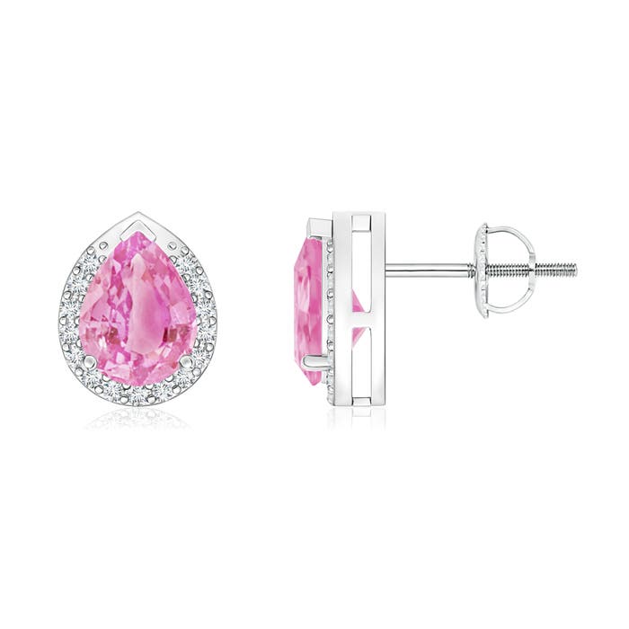 A - Pink Sapphire / 1.65 CT / 14 KT White Gold