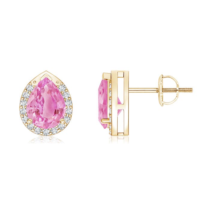 A - Pink Sapphire / 1.65 CT / 14 KT Yellow Gold