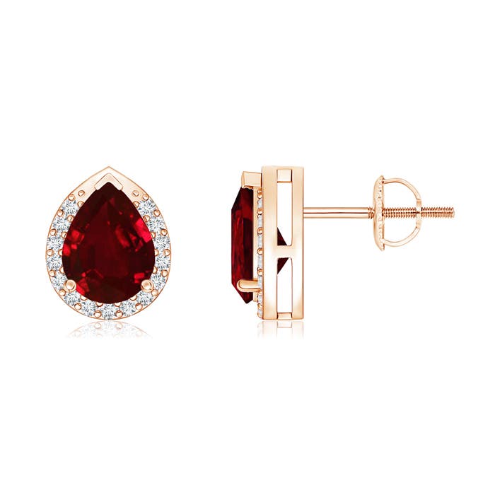 AAAA - Ruby / 1.75 CT / 14 KT Rose Gold