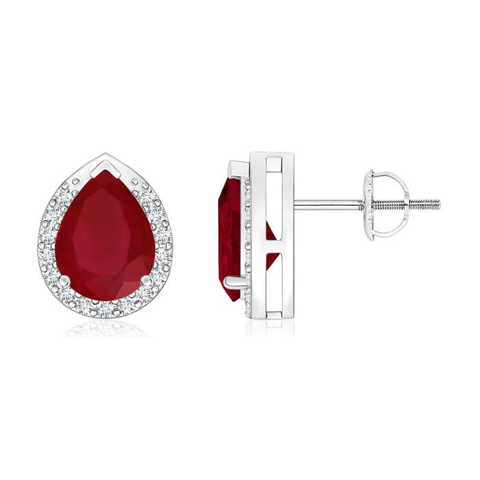 AA - Ruby / 2.51 CT / 14 KT White Gold