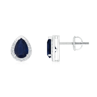 Pear A Blue Sapphire