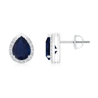Pear A Blue Sapphire
