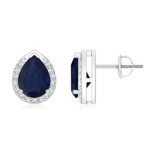 Pear A Blue Sapphire