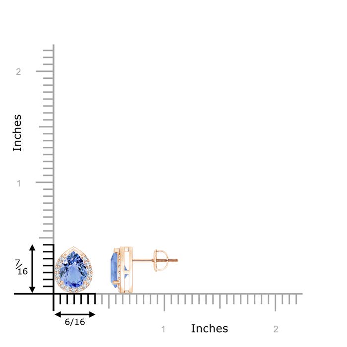 A - Tanzanite / 1.45 CT / 14 KT Rose Gold