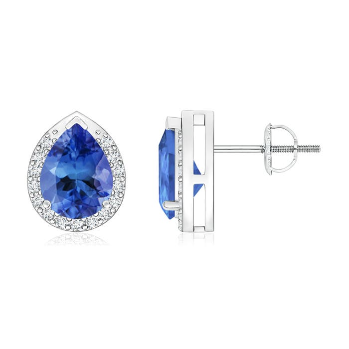 AA - Tanzanite / 2.41 CT / 14 KT White Gold