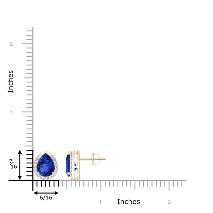 AAA - Tanzanite / 2.41 CT / 14 KT Yellow Gold