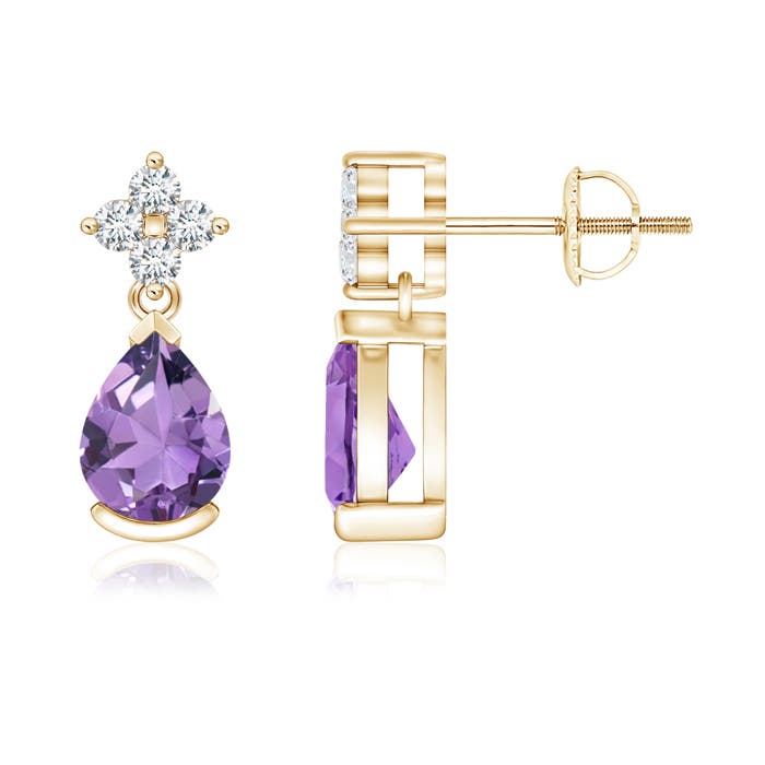 A - Amethyst / 1.34 CT / 14 KT Yellow Gold