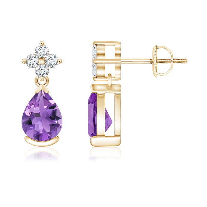 AA - Amethyst / 1.34 CT / 14 KT Yellow Gold