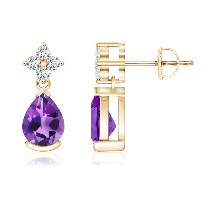 AAA - Amethyst / 1.34 CT / 14 KT Yellow Gold