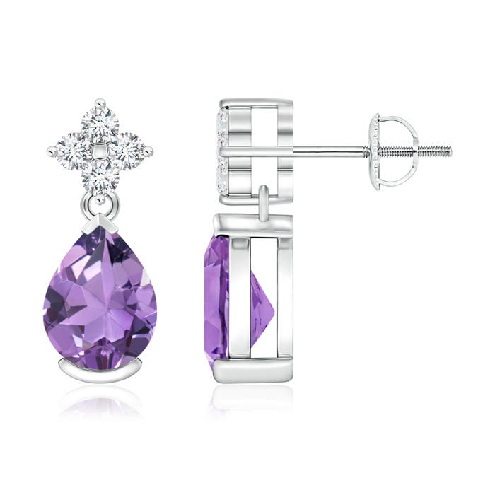 A - Amethyst / 2.28 CT / 14 KT White Gold