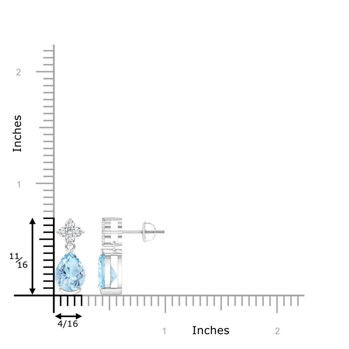 AAA - Aquamarine / 1.98 CT / 14 KT White Gold