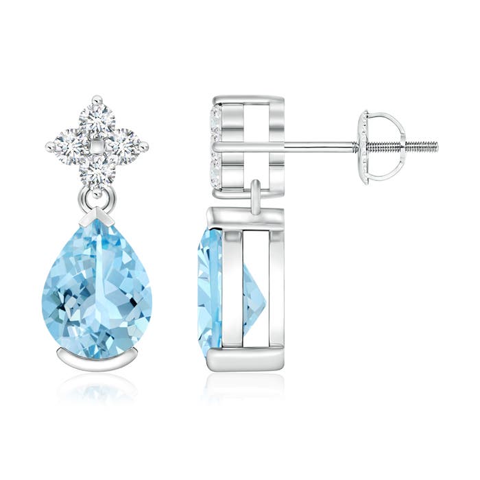 AAAA - Aquamarine / 1.98 CT / 14 KT White Gold