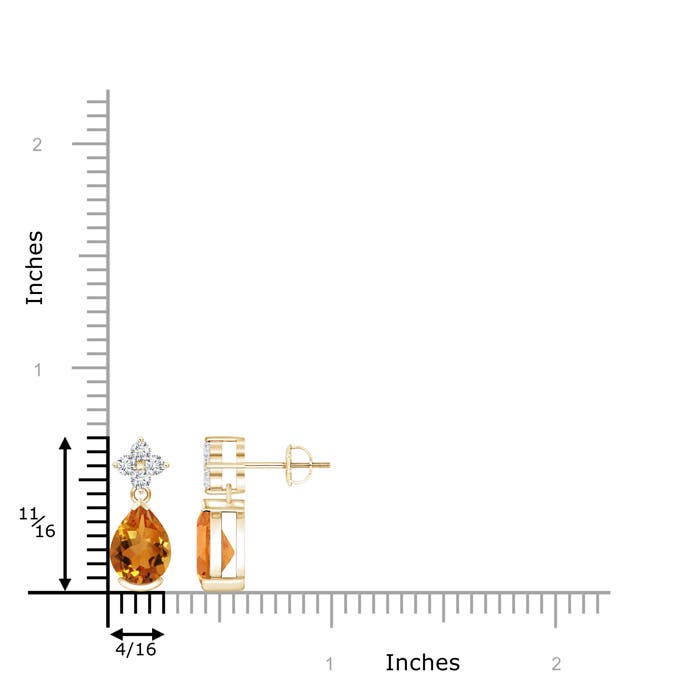 AAA - Citrine / 2.28 CT / 14 KT Yellow Gold