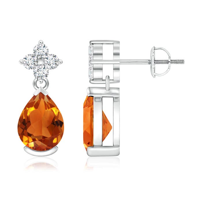 AAAA - Citrine / 2.28 CT / 14 KT White Gold