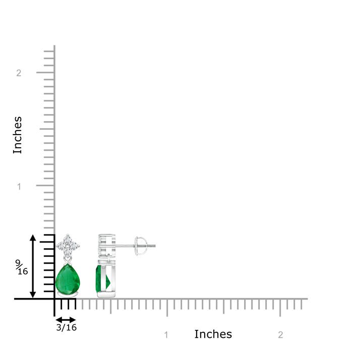 AA - Emerald / 1.34 CT / 14 KT White Gold