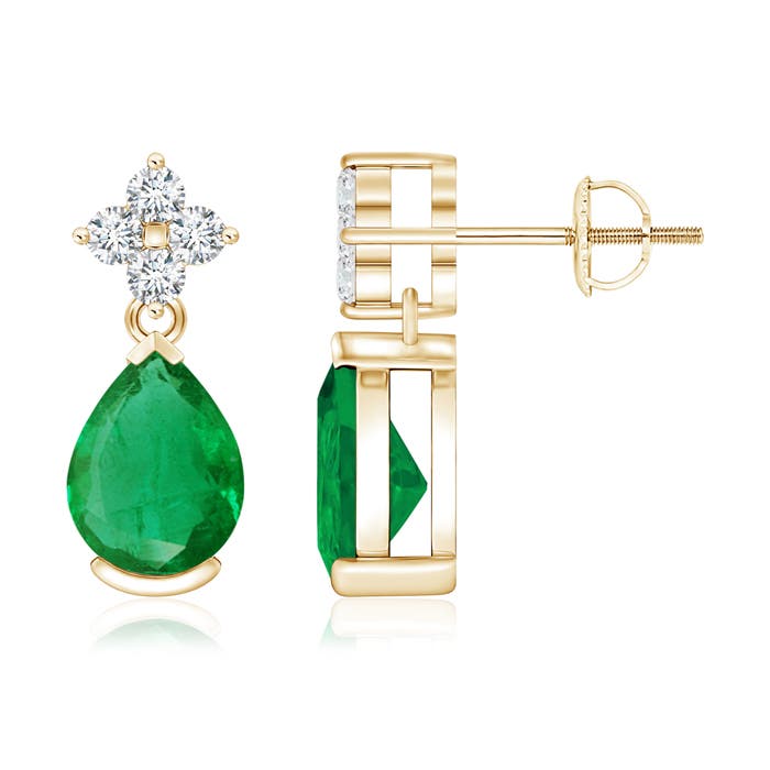 AA - Emerald / 2.18 CT / 14 KT Yellow Gold