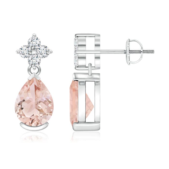 AAA - Morganite / 2.18 CT / 14 KT White Gold