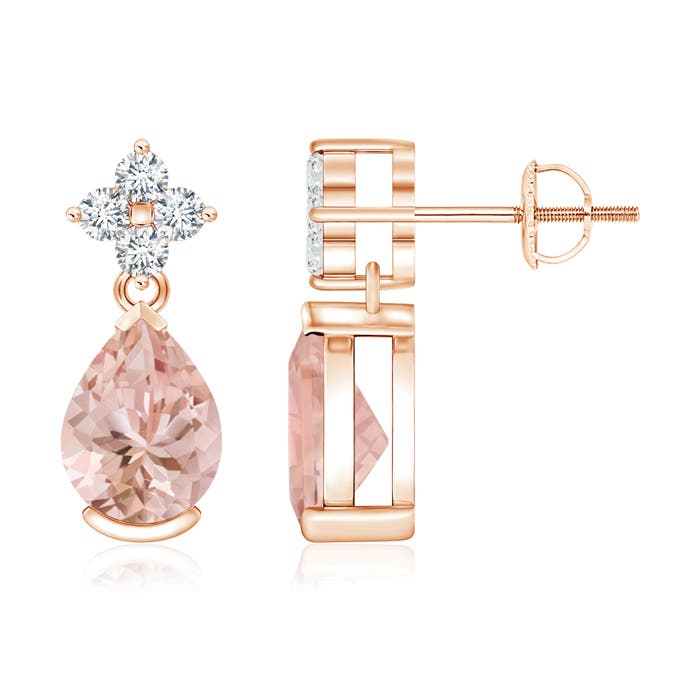 AAAA - Morganite / 2.18 CT / 14 KT Rose Gold