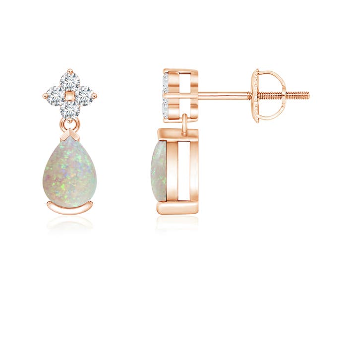 AAA - Opal / 0.6 CT / 14 KT Rose Gold