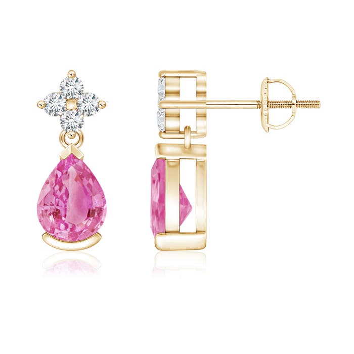 AA - Pink Sapphire / 1.64 CT / 14 KT Yellow Gold