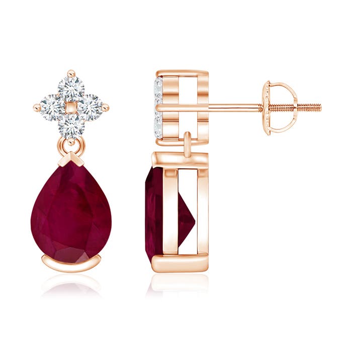 A - Ruby / 2.58 CT / 14 KT Rose Gold