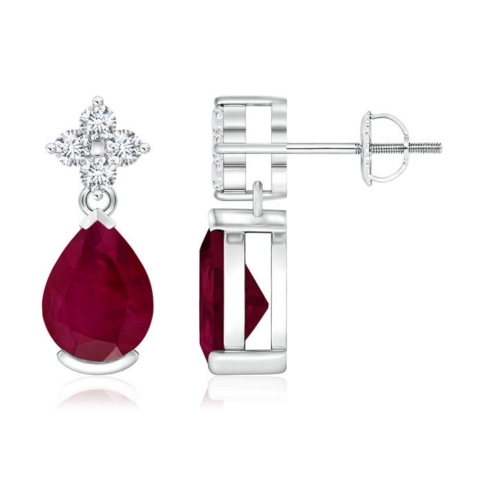 A - Ruby / 2.58 CT / 14 KT White Gold