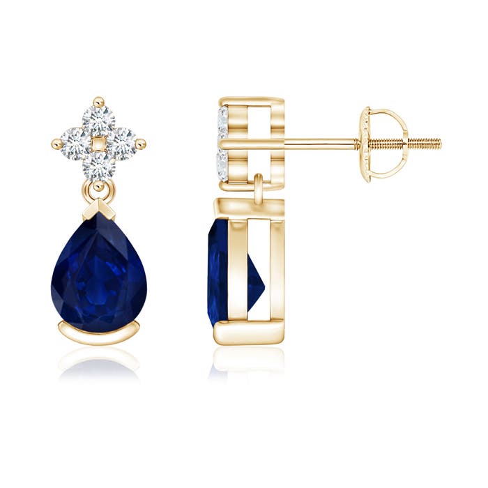 AA - Blue Sapphire / 1.64 CT / 14 KT Yellow Gold