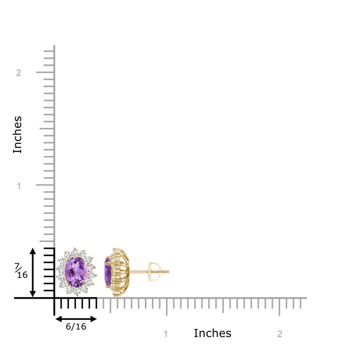 A - Amethyst / 1.99 CT / 14 KT Yellow Gold